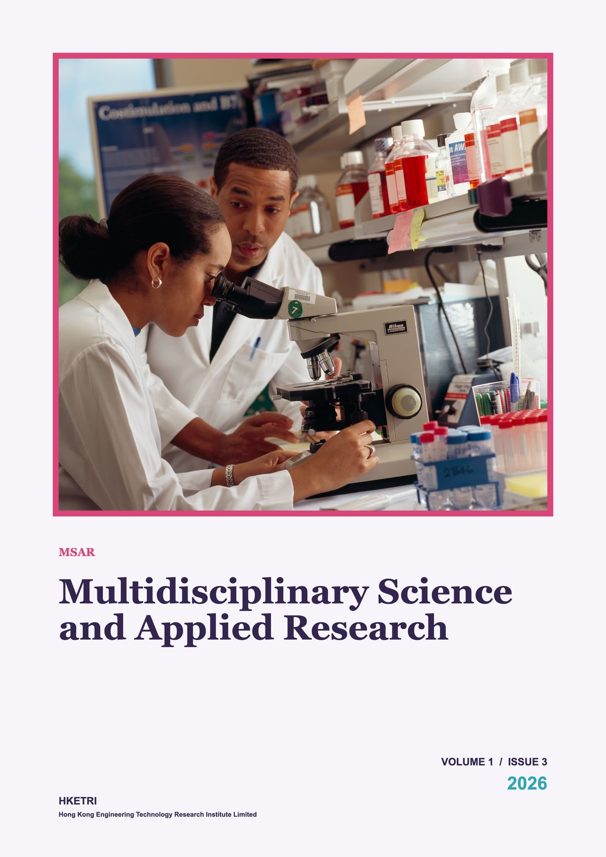 Multidisciplinary Science and Applied Research, Volume 1, Issue 3, 2026 cover